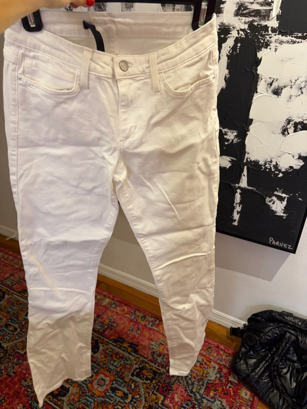 Joe’s White Stretch Jeans - Classic bootcut  Fit